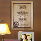 A Soldiers Prayer Personalized Wood Plaque